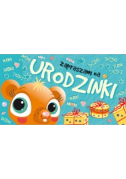 Zaproszenie urodzinowe - Misio (5szt) AVANTI