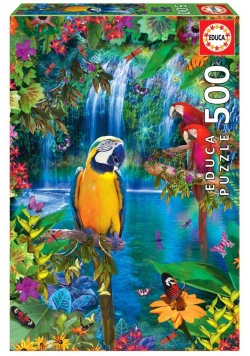 Puzzle 500 Tropikalne papugi G3