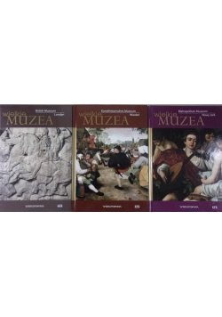 Wielkie muzea, zestaw trzech książek