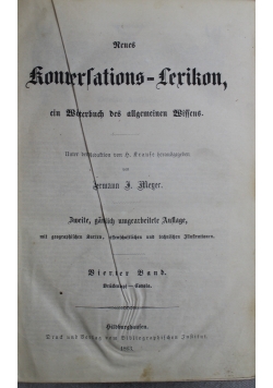 Meyers neues Ronberfations - leriton zweite auflage 1863 r.