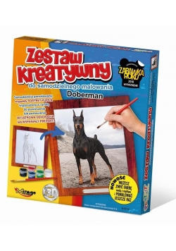 Zestaw Kreatywny do malowania - Doberman