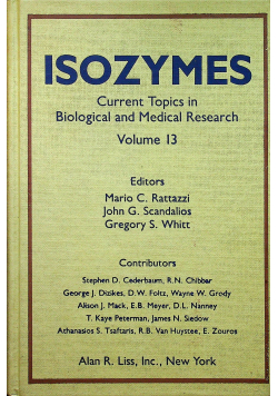Isozymes volume 13