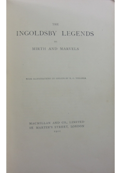 The ingoldsby legends, 1911 r.