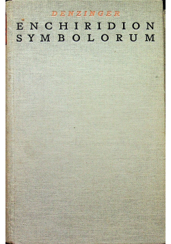 Enchiridion Symbolorum 1932r