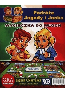 Kocham czytać gra planszowa. Wycieczka do Włoch