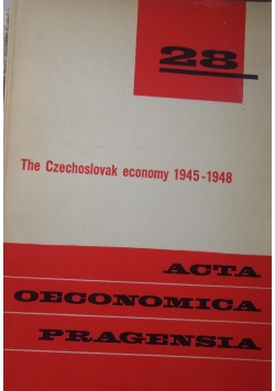 The Czechoslovak economy 1945-1948