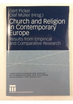 Church and Religion in Contemporary Europe