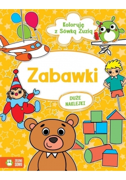 Koloruję z Sówką Zuzią. Zabawki