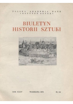 Biuletyn historii sztuki nr 3 i 4