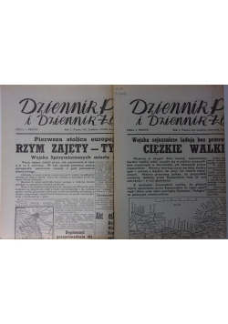 Dziennik Polski i Dziennik Żołnierza. Nr 132 i 134, reprint z 1944 r.