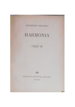 Harmonia, cz. III