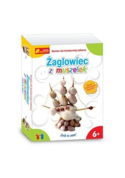 Zestaw do kreatywnej zabawy - Żaglowiec z muszelek