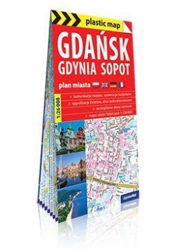 Gdańsk Gdynia Sopot 1:26 000 plan miasta foliowany