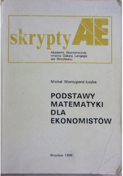 Podstawy matematyki dla ekonomistów