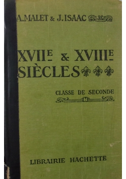 XII & XVIII Siecles, 1923 r.