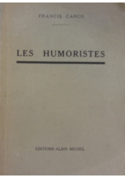 Les Humoristes, 1921r.