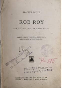 Rob Roy, ok.1940 r.