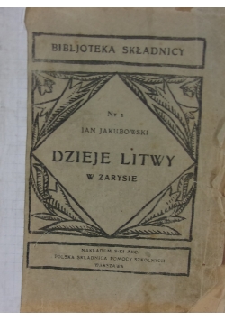 Dzieje Litwy  w zarysie, 1921 r.