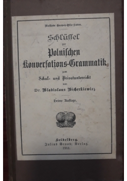 Polnilchen konverlations grammatik, 1911 r.