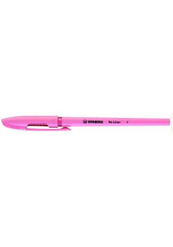 Długopis Re-Liner 868F różowy (10szt) STABILO
