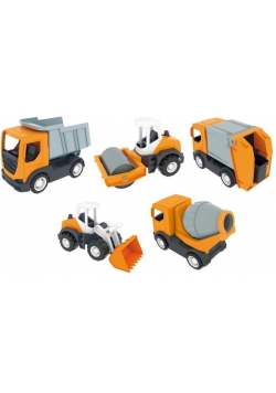 Auta Tech Truck Budowlane, różne rodzaje