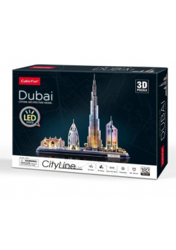 Puzzle 3D Dubai LED