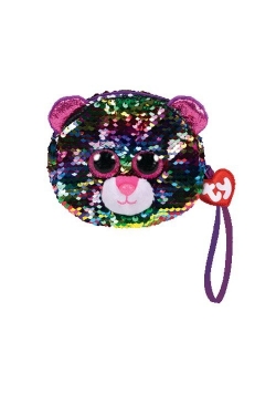 Cekinowa torba na nadgarstek Lampart Dotty