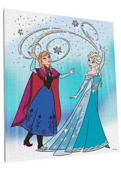 Kraina lodu - Obraz 25 x 30 cm Elsa i Anna STnux
