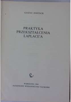 Praktyka Przekształcenia Laplacea