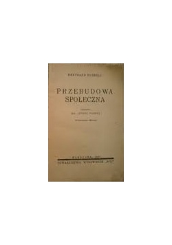 Przebudowa społeczna, 1933 r.