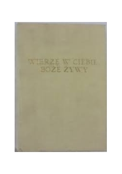 Wierzę w Ciebie, Boże żywy