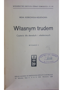 Własnym trudem, 1939r.