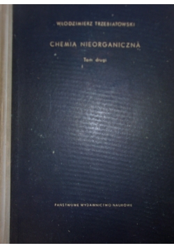 Chemia Nieorganiczna, tom drugi