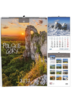 Kalendarz 2022 B3 13 plansz Polskie góry