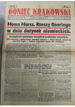 Goniec Krakowski Nr 234 1942 r