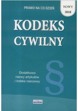 Kodeks cwyilny w.2018