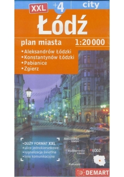 Plan miasta - Łódź XXL 1:20 000 DEMART