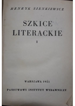 Szkice literackie