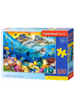 Puzzle 100 Dolphins in the Tropics CASTOR