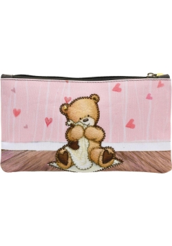Piórnik owalny Popcorn Bear 2