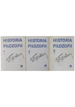 Historia filozofii, 3 Tomy