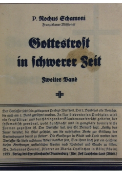Gottesroit in scherer zeit, 1933r.