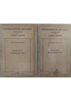 Pathologische Anatomie, 2 tomy, 1911r.
