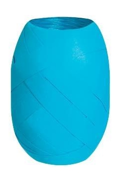 Wstążka kłębuszek 20m/10mm matowa turkus