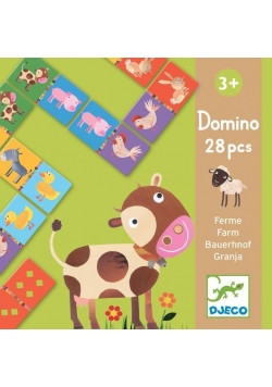 Gra domino - Zwierzęta z farmy