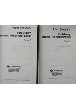 Podstawy chemii nieorganicznej, część II - III