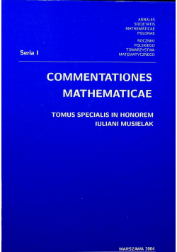 Commentationes mathematicae