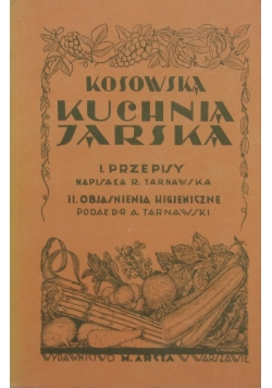 Kuchnia jarska, 1929r