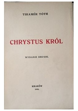 Chrystus Król, 1935 r.