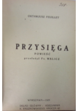 Przysięga, 1925 r.